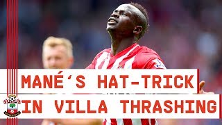 CLASSIC MATCH  Sadio Mané scores fastest Premier League hattrick [upl. by Arata]