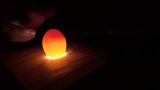 Candling Eggs With My Homemade Egg Candler [upl. by Ariaes364]