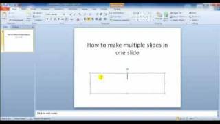 How to Put multiple slides in one slide in microsoft powerpoint using animations [upl. by Lurleen]