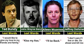 Disturbing Last Words Of Serial Killers [upl. by Seibold]