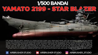 SPACE YAMATO BATTLESHIP  STAR BLAZERS 2199  1500 BANDAI SCALE MODEL [upl. by Yemirej]