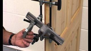 Souber Tools DBB Morticer Fitting an Off Centre Lock [upl. by Danaher]