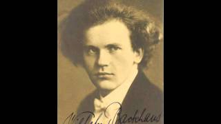 Wilhelm Backhaus plays Kreisler quotLiebesleidquot arr Rachmaninoff [upl. by Aerahs480]