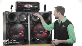 EasyCs overview of the HUGE Sony LBTSH2000 DJ Sound System 2000W of Power [upl. by Eiralc625]