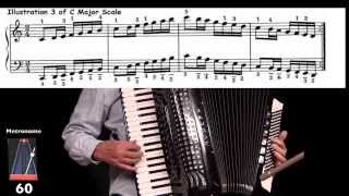 Accordion Lesson 3 Major Scales and Chords Improve Your Playing Lee Terry Meisinger [upl. by Anura233]