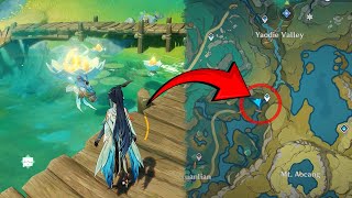 Scenes of Flowing Lotuses Puzzle Guide Location 1  Genshin impact [upl. by Silletram]