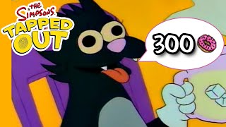 The Simpsons Tapped Out  Scratchy  Premium Character Walkthroughs [upl. by Blinni773]