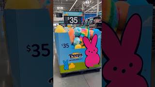 42” Inch jumbo plush peeps at Walmart now to find the perfect sized basket 😵‍💫🐣💛 peeps fyp [upl. by Trilly]