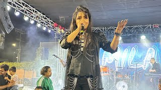 Nisha lagilo re  Bangla song নিশা লাগিল রে বাঁকা দুই নয়নে নিশা লাগিল রে Mila live song in USA [upl. by Maren981]