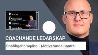 Motiverande Samtal  Exempel och Modellen BÖRS [upl. by Ailaht132]