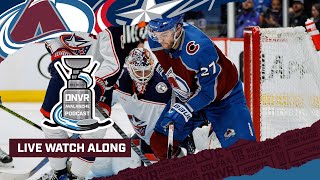 DNVR Avalanche Watch Along Game 2  Colorado Avalanche vs Columbus Blue Jackets [upl. by Gillman]