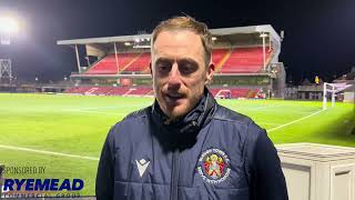 Grimsby Town 72 Slough Town  Postmatch interview with Scott Davies  14 November 2023 [upl. by Colvin]