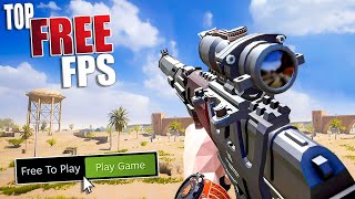 Top 10 FREE FPS Games 2024 NEW [upl. by Ayatnahs]