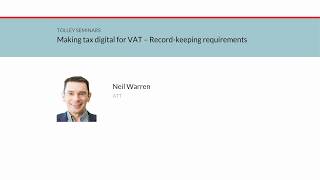 Making Tax Digital – Recordkeeping [upl. by Novelia]