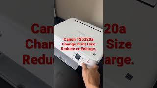 Canon Printer Enlarge or Reduce The Copy or Print Size [upl. by Atirihs]