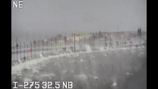 Live view of the Howard Frankland bridge as Hurricane Debby passes Tampa Bay [upl. by Donegan]