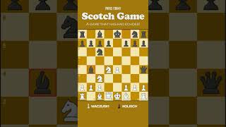 Ladislas Maczuski vs Ignatz von Kolisch Paris 1864  Scotch Game [upl. by Nimocks78]