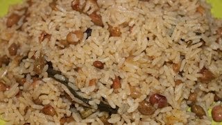 HOW  TO MAKE REAL JAMAICAN RICE AND PEAS  GUNGUH GREEN PIGEON PEAS [upl. by Aliemaj]