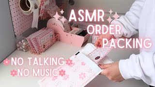 Lets pack orders✨ASMR✨ small business ASMR packing orders ASMR order packing no talking no music [upl. by Aloise]