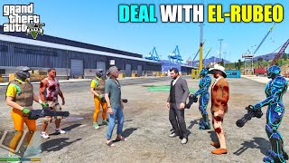 GTA 5  MICHAELS DEAL WITH ELRUBEO TO SAVE FRANKLIN  BB GAMING [upl. by Yaniv806]