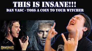 THIS IS INSANE  Dan Vasc  Toss A Coin To Your Witcher Metal Cover [upl. by Thirion]