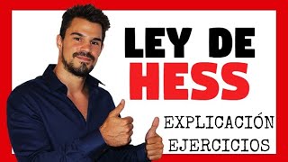 LEY de HESS Explicación y Ejercicio Resuelto 😲SÉ un GENIO 👌 TermoQuímica 💪 [upl. by Demetria702]