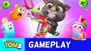 My Talking Tom 2 VS New My Talking Tom 2 LITE Gameplay 4K UHD [upl. by Torrence835]