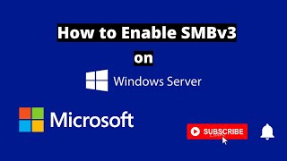 SMB II SMB Protocol II How to Enable SMBv3 [upl. by Larkin]