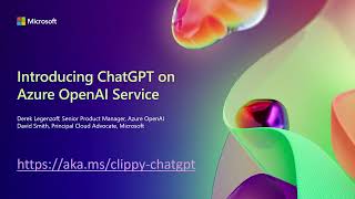 Introducing ChatGPT on Azure OpenAI Service [upl. by Nett]