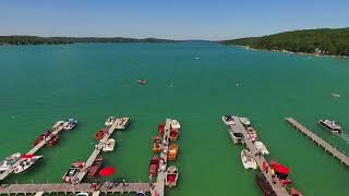 Northern Michigan Escapes Drone Tour of Walloon Lake [upl. by Leveridge]