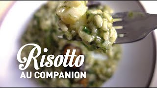 Risotto champignons asperge épinards au Companion [upl. by Malachy648]