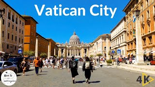 🇮🇹 4K Walking Tour of The Vatican New May 2023 From St Peters Basilica to Castel SantAngelo [upl. by Ynatsed49]