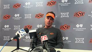 Mike Gundy Postgame Press Conference  BYU 38 Oklahoma State 35 [upl. by Nork]