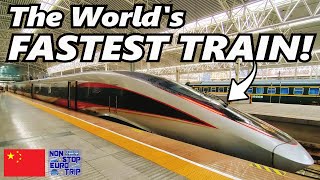 Chinas 400kmh ULTRA highspeed train with LIEFLAT Suites [upl. by Dafodil]