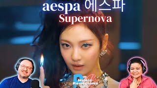 aespa 에스파 quotSupernovaquot Official Music Video  Couples Reaction [upl. by Hannis450]