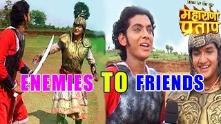 Maharana Pratap OMG Pratap and Akbar talks about journey from ENEMIES to FRIENDS  MUST WATCH [upl. by Jemine]