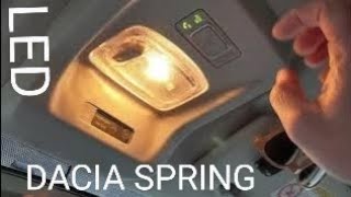 Dacia Spring Cabin Interior LED light [upl. by Kato]