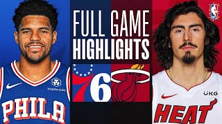 76ERS at HEAT  FULL GAME HIGHLIGHTS  December 25 2023 [upl. by Eirrot]