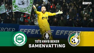 PENALTYS brengen BESLISSING in LAATSTE KWARTFINALE 🔥🧤  Samenvatting FC Groningen  Fortuna Sittard [upl. by Carrillo]