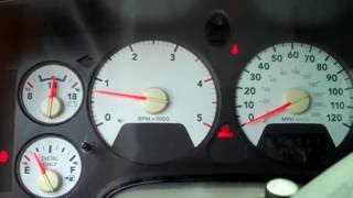 Tachometer Removal and fix 2006 Ram 2500 59 Cummins Diesel [upl. by Schurman]