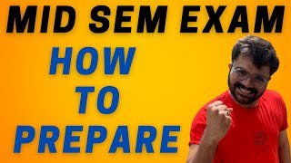 GTU  MID SEM EXAM  HOW TO PREPARE [upl. by Madelle]