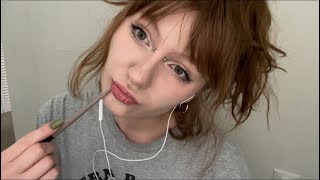 asmr thinking sounds 🧠💭  hmmms  ummms mumbling and tapping [upl. by Irret499]