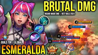 ESMERALDA BEST BUILD 2024  BUILD TOP GLOBAL ESMERALDA GAMEPLAY  MOBILE LEGENDS✓ [upl. by Sotsirhc]