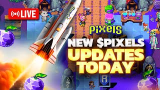 live PIXEL update now 100x coin  Pixels gameplay [upl. by Ute]