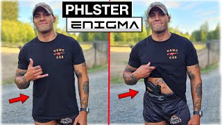 How to comfortably carry wearing almost nothing  Phlster Enigma Review PHLster [upl. by Elpmid]