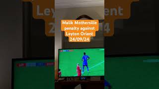 Malik Mothersille penalty against Leyton Orient 240924 thekidlaroi fyp foruoupage viralshort [upl. by Nailij531]