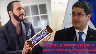 Nayib Bukele responde a Juan Orlando Hernández por soberanía de Isla Conejo [upl. by Tremaine612]