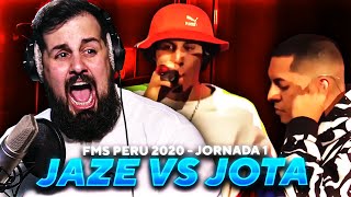 JOTA ESTA EN CHOT4  PAPO REACCIONA A JOTA vs JAZE  FMS Perú 2020 J1 [upl. by Cornelle]