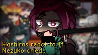 Hashiras react to If Nezuko cried  GCRV  KNY [upl. by O'Neill477]