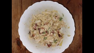 Salade dendives fromage frais et lardons [upl. by Elfrida]